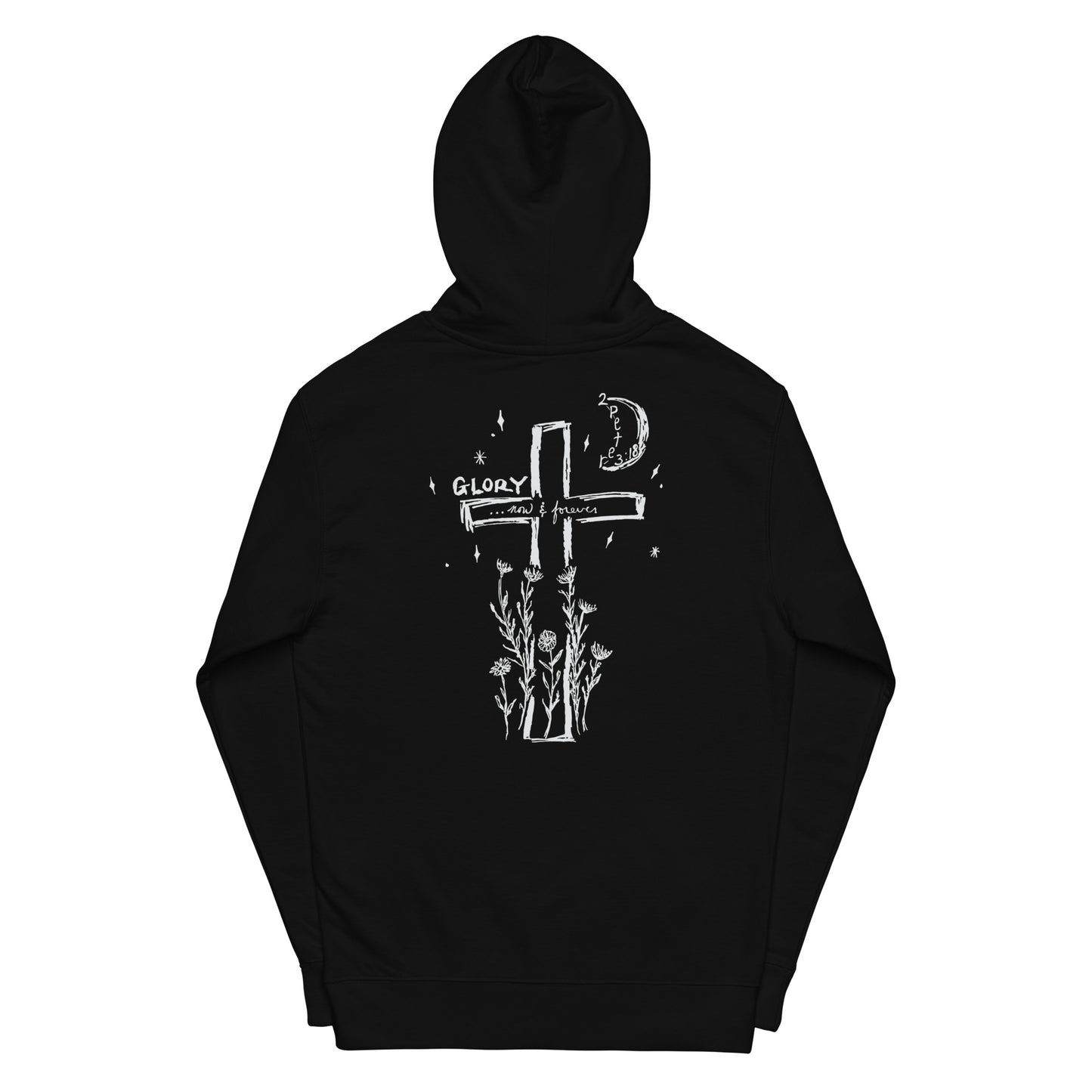 Glory to the Lord 2 Peter 3:18 Unisex midweight hoodie